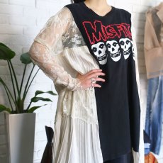 画像4: 【Wiz&Witch】"UNITED" ROCK L/S BLOUSE / OS (4)