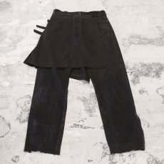 画像5: 【Wiz&Witch】"UNITED" WRAP DENIM PANTS / W30 (5)