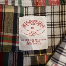 画像6: PATCHWORK CHECK DESIGN SHIRT / Mens XL (6)