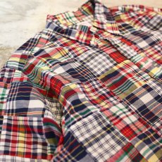 画像3: PATCHWORK CHECK DESIGN SHIRT / Mens XL (3)