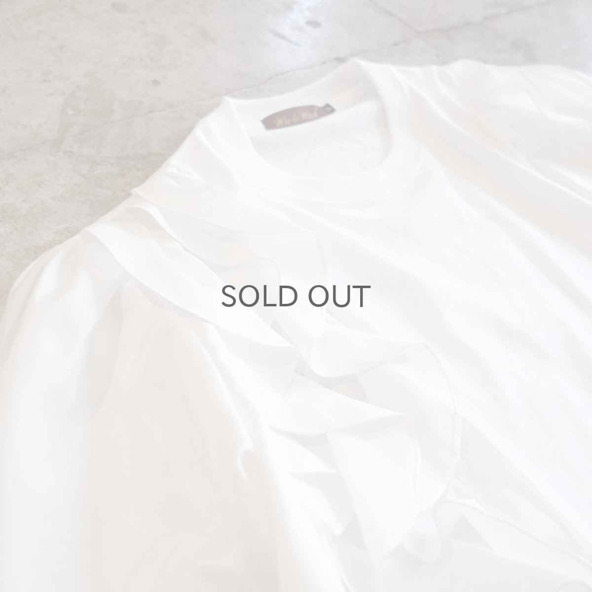 画像5: 【Wiz&Witch】"UNITED" FRILL L/S BLOUSE / OS (5)