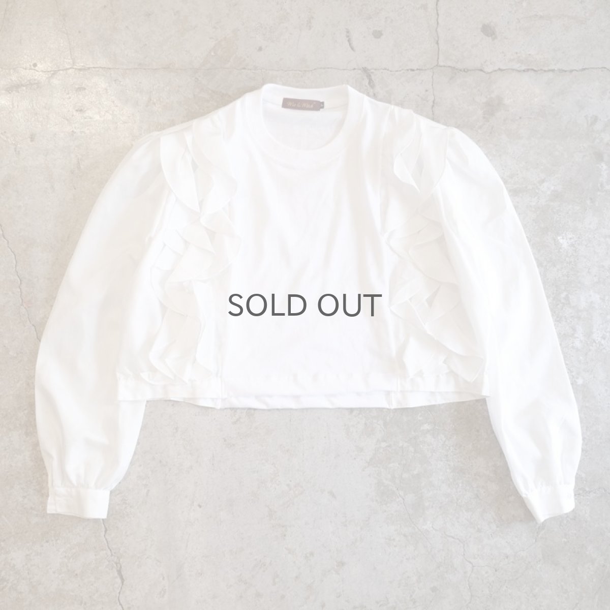 画像3: 【Wiz&Witch】"UNITED" FRILL L/S BLOUSE / OS (3)