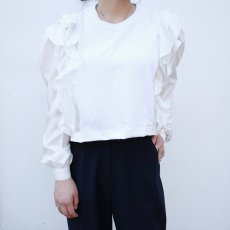 画像1: 【Wiz&Witch】"UNITED" FRILL L/S BLOUSE / OS (1)