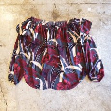 画像1: FLORAL PATTERN DESIGN BLOUSE / Ladies XS(M) (1)