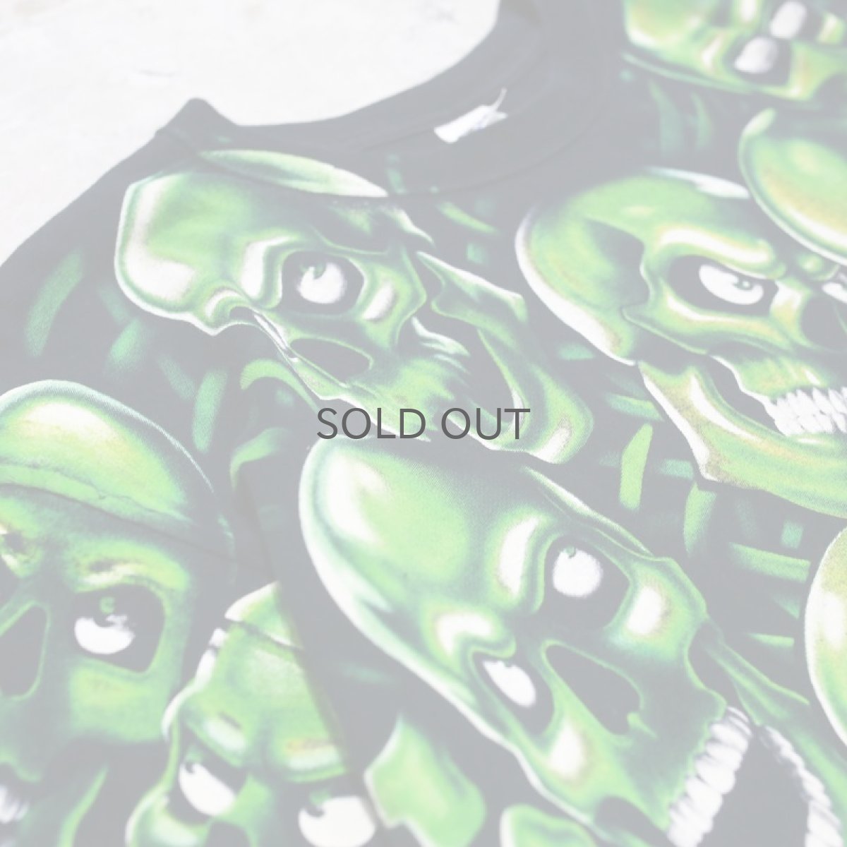 画像3: LIQUID BLUE　SKULL PRINTED S/S TEE / Mens XL (3)