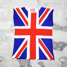 画像1: UNION JACK PATTERN N/S TEE / Mens M (1)