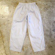 画像2: COLOR SATIN STRIPE PATTERN PANTS / ~W35 (2)