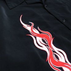 画像6: FLAME EMBROIDERY S/S SHIRT / Mens XL (6)