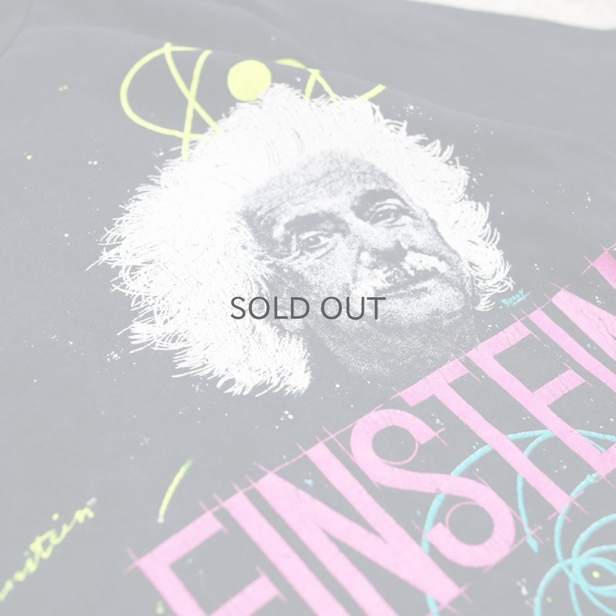 画像3: 80's "Einstein" FORMULA ART PRINT S/S TEE / Mens L (3)