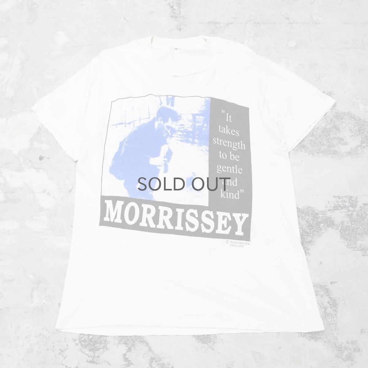 画像1: 80's OLD "MORRISSEY" PRINT TEE / Mens L (1)