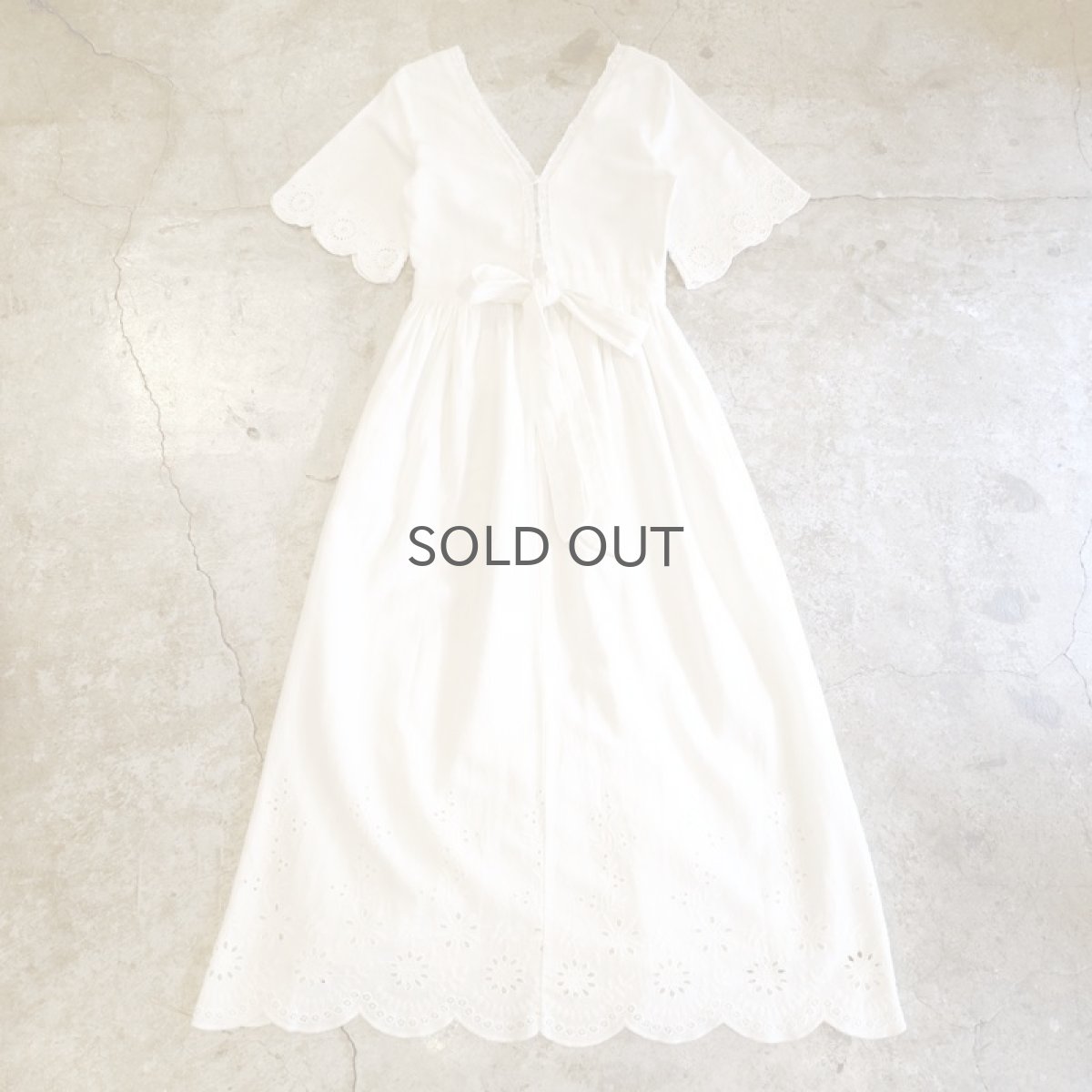 画像2: EMBROIDERY LACE ONE-PIECE / Ladies M (2)