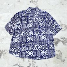 画像2: ALL OVER PATTERN RAYON S/S SHIRT / Mens XL (2)