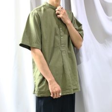 画像7: 【Wiz&Witch】"GYPSY" EURO HENLEY S/S SHIRT / GREEN / Men's L (7)