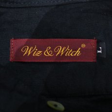 画像6: 【Wiz&Witch】"GYPSY" EURO HENLEY S/S SHIRT / BLACK / Men's L (6)