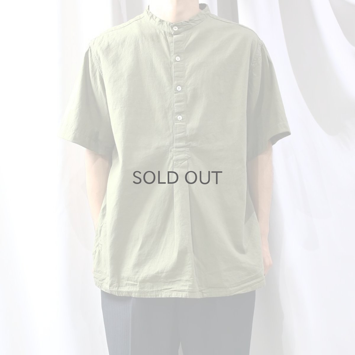 画像8: 【Wiz&Witch】"GYPSY" EURO HENLEY S/S SHIRT / GREEN / Men's L (8)