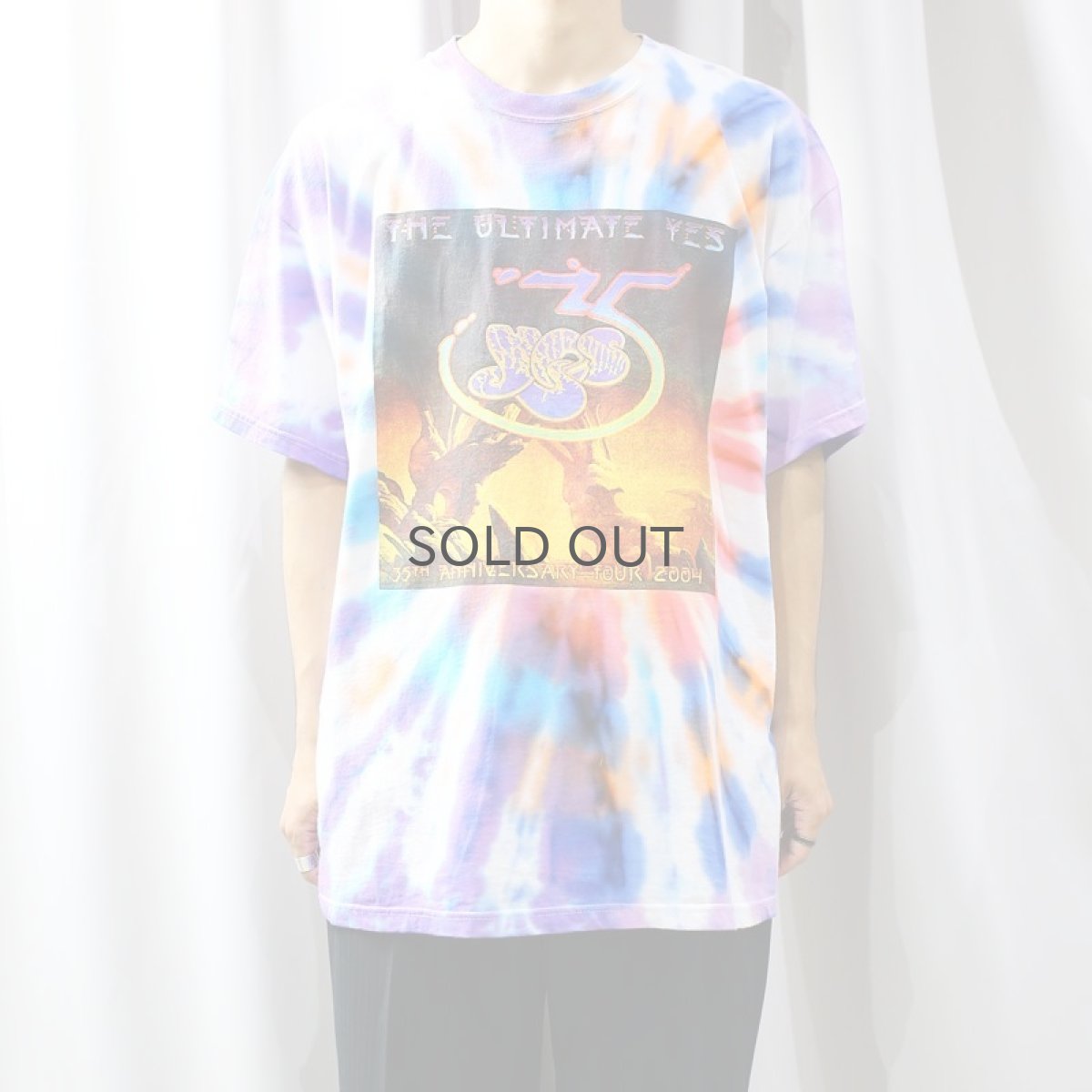 画像7: "yes" TIE DYE ROCK TEE / Men's XL (7)