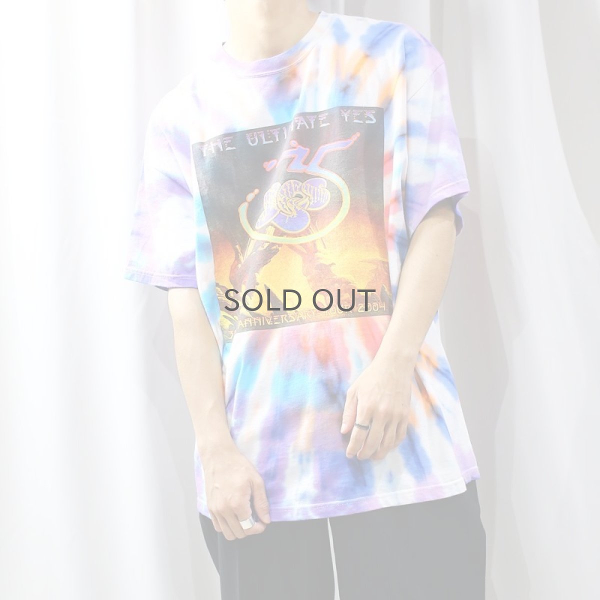 画像9: "yes" TIE DYE ROCK TEE / Men's XL (9)