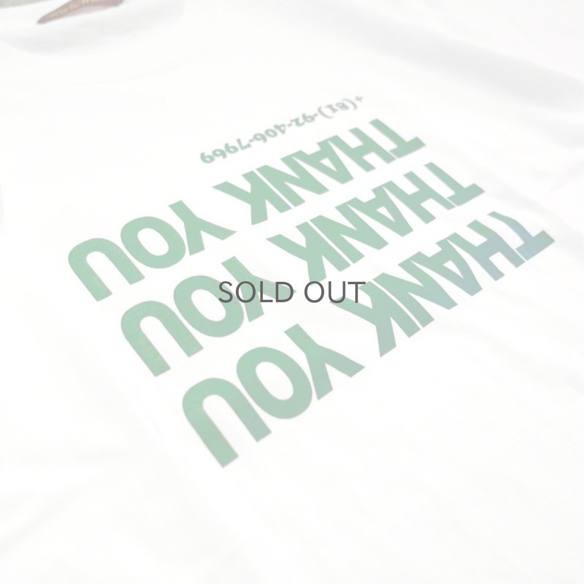 画像3: 【Wiz&Witch】THANK YOU TEE / WHITE×GREEN (3)
