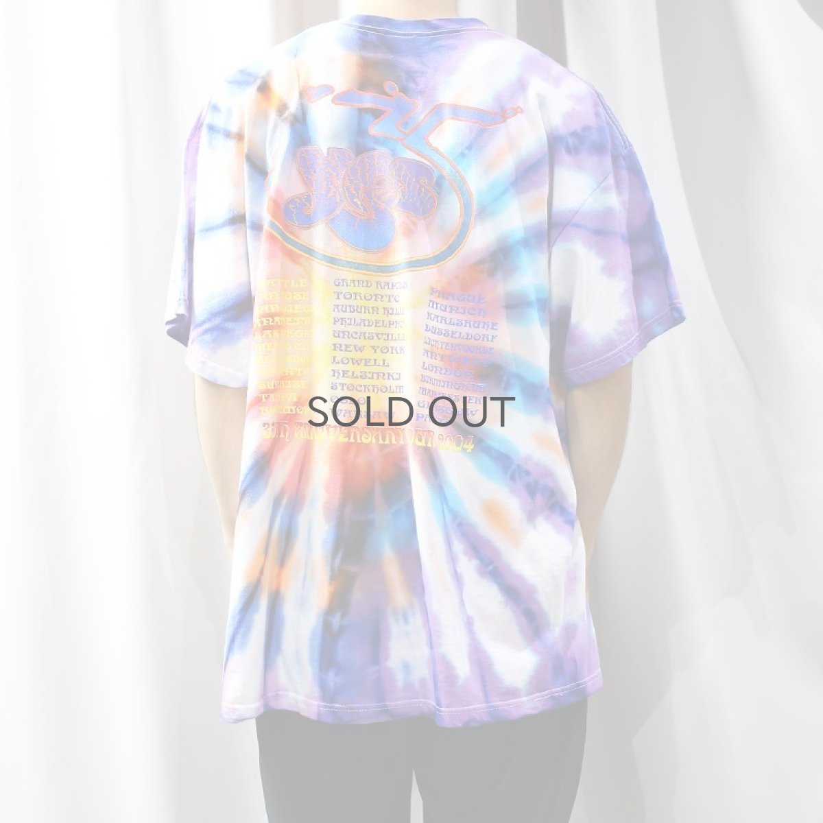 画像8: "yes" TIE DYE ROCK TEE / Men's XL (8)