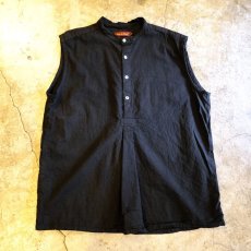 画像1: 【Wiz&Witch】"GYPSY" EURO HENLEY N/S SHIRT / BLACK / Ladies L (1)