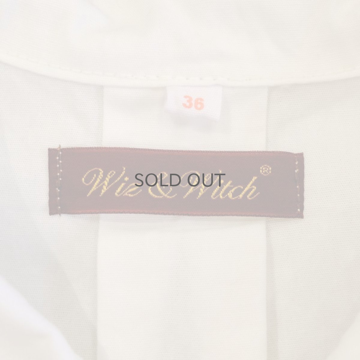 画像6: 【Wiz&Witch】"GYPSY" EURO N/S SHIRT ONE-PIECE / WHITE / OS (6)