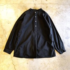 画像1: 【Wiz&Witch】"GYPSY" EURO HENLEY L/S SHIRT / BLACK / Ladies L (1)