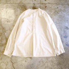 画像1: 【Wiz&Witch】"GYPSY" EURO HENLEY L/S SHIRT / OFF WHITE / Ladies L (1)