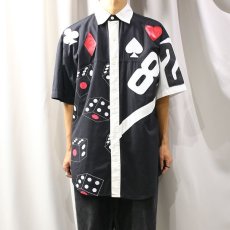 画像7: CASINO MOTIF S/S SHIRT / Mens XL (7)