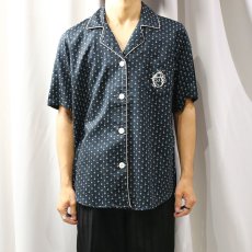 画像7: ALL OVER PATTERN S/S PAJAMA SHIRT / Mens M (7)