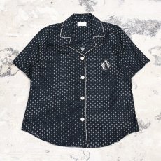 画像1: ALL OVER PATTERN S/S PAJAMA SHIRT / Mens M (1)