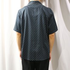 画像8: ALL OVER PATTERN S/S PAJAMA SHIRT / Mens M (8)