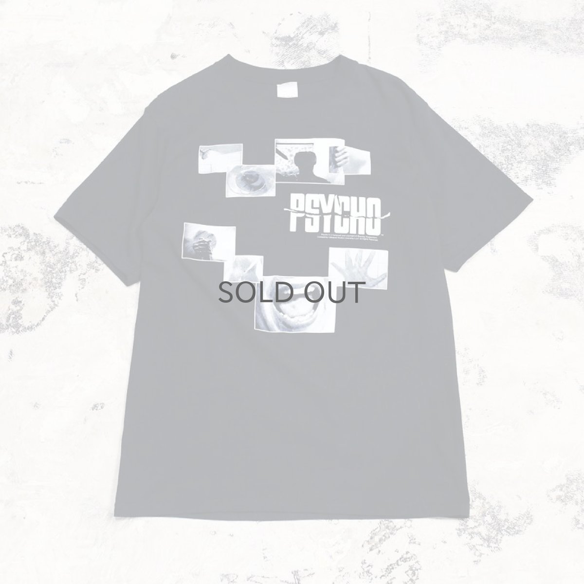 画像1: 90's~ OLD "PSYCHO" PRINTED TEE / Mens M  (1)