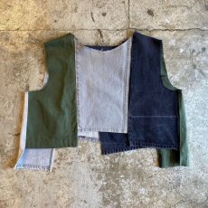 画像1: 【Wiz&Witch】"UNITED" DENIM PATCHWORK TOPS / OS (1)