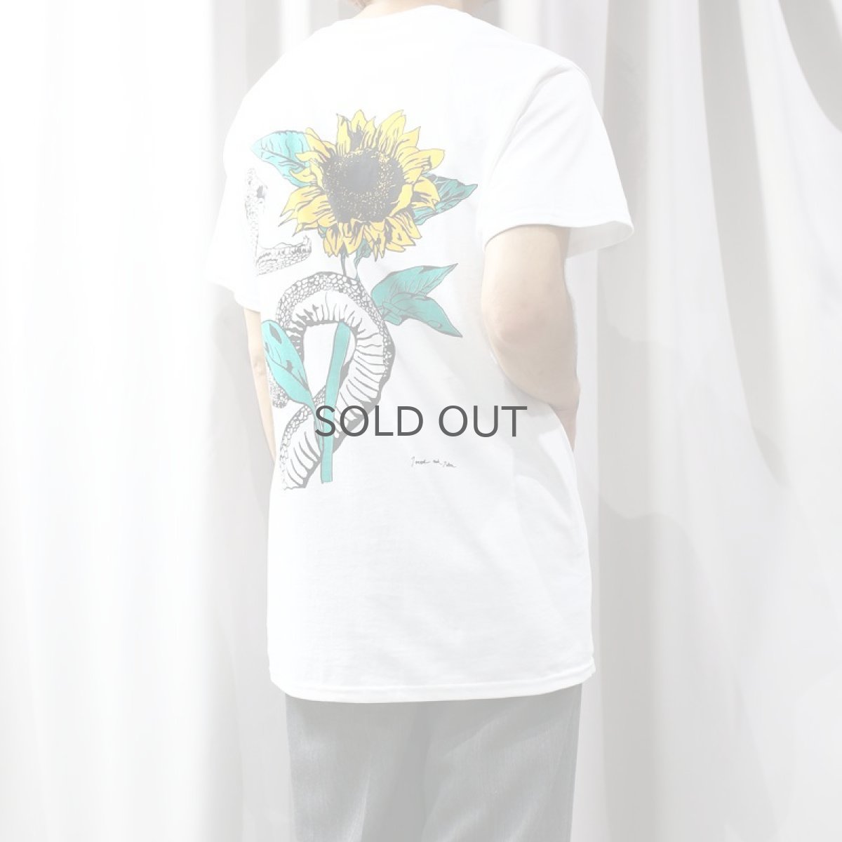 画像8: 【JESUS AND JOHN】SUNFLOWER T-SHIRTS / M&L (8)