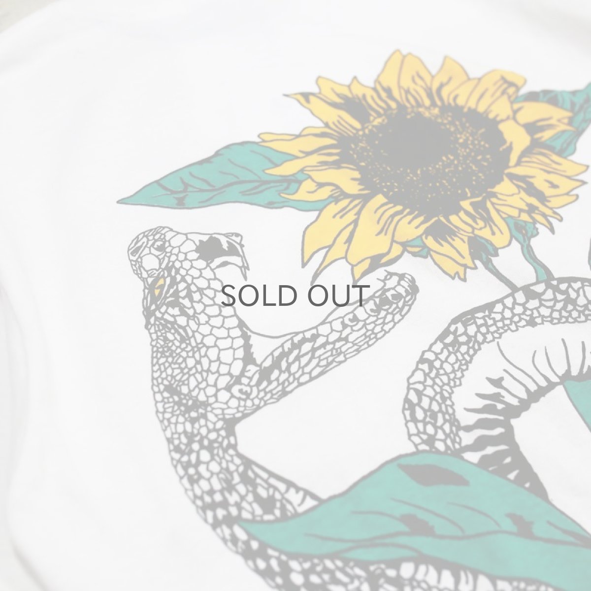 画像4: 【JESUS AND JOHN】SUNFLOWER T-SHIRTS / M&L (4)