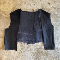 画像2: 【Wiz&Witch】"UNITED" DENIM PATCHWORK TOPS / OS (2)