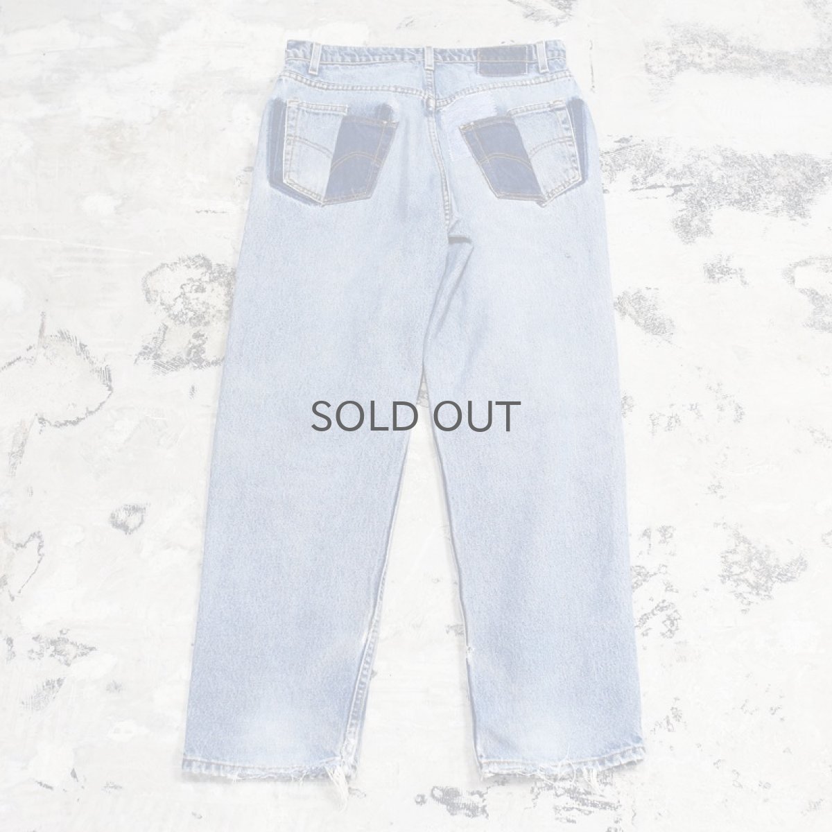 画像2: 【Wiz&Witch】"DIRTY BEAUTIFUL" CRUST ART JEANS/ W33 (2)