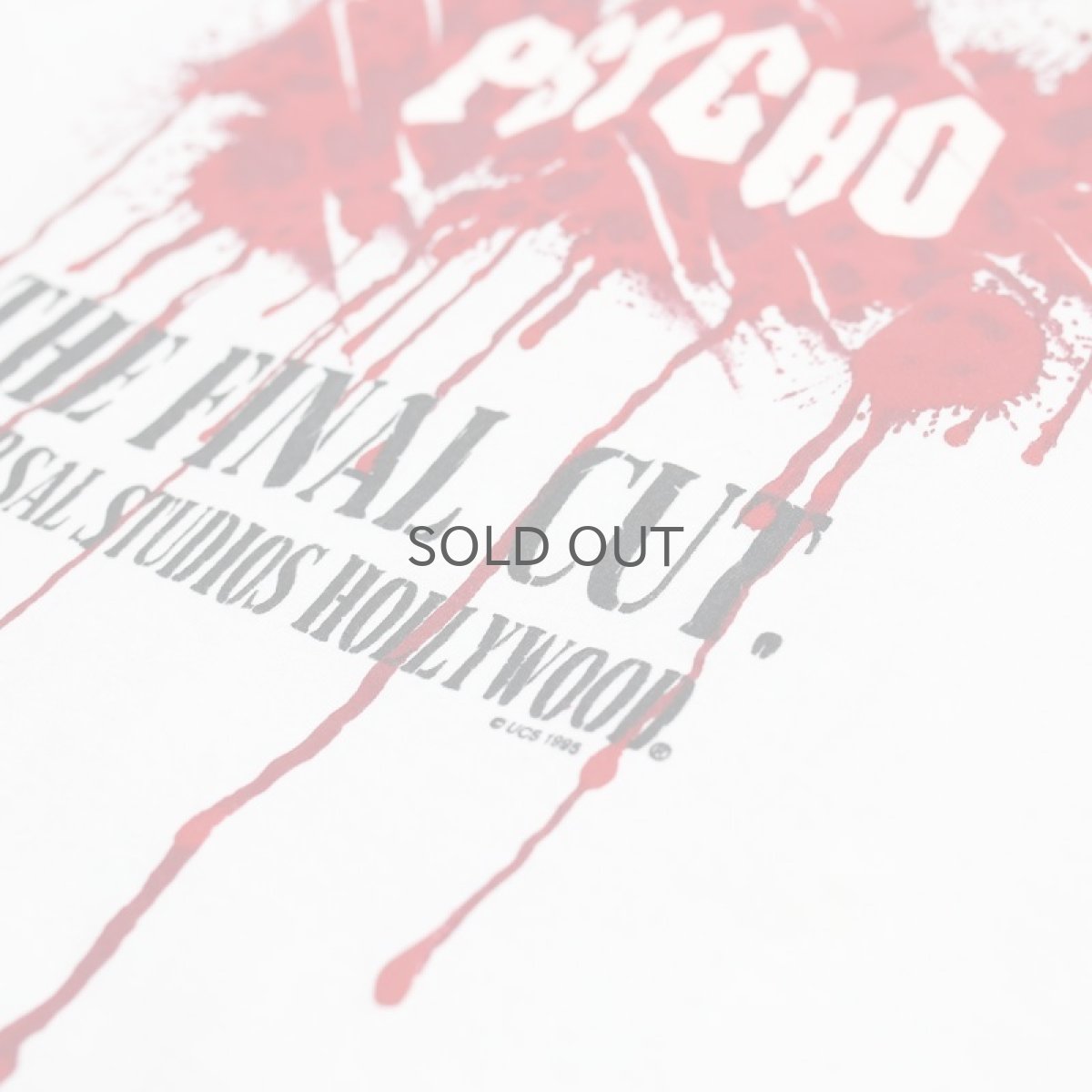 画像4: 90's "PSYCHO" GRAPHIC PRINTED TEE / Mens L / MADE IN USA (4)