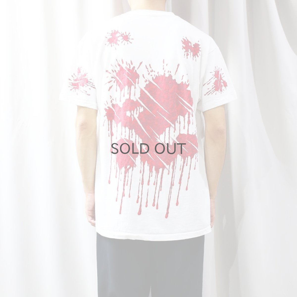 画像7: 90's "PSYCHO" GRAPHIC PRINTED TEE / Mens L / MADE IN USA (7)