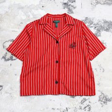 画像1: STRIPE PATTERN S/S PAJAMA SHIRT / Mens M (1)