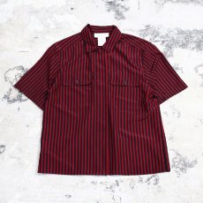 画像1: STRIPE PATTERN S/S SHIRT / Mens M (1)