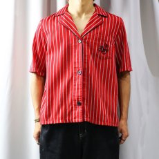 画像7: STRIPE PATTERN S/S PAJAMA SHIRT / Mens M (7)