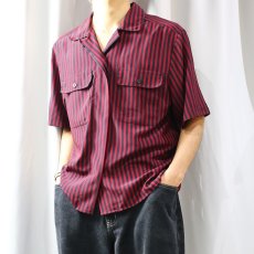 画像9: STRIPE PATTERN S/S SHIRT / Mens M (9)