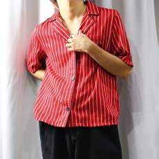 画像9: STRIPE PATTERN S/S PAJAMA SHIRT / Mens M (9)