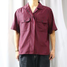 画像7: STRIPE PATTERN S/S SHIRT / Mens M (7)