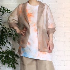 画像3: 【Wiz&Witch】SHEER SET-UP / JACKET / BEIGE (3)