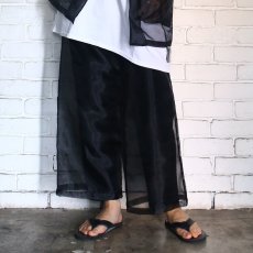 画像3: 【Wiz&Witch】SHEER SET-UP / PANTS / BLACK (3)