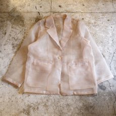 画像1: 【Wiz&Witch】SHEER SET-UP / JACKET / BEIGE (1)