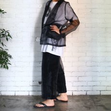 画像6: 【Wiz&Witch】SHEER SET-UP / PANTS / BLACK (6)