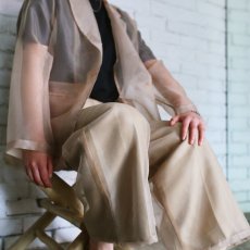 画像9: 【Wiz&Witch】SHEER SET-UP / JACKET / BEIGE (9)